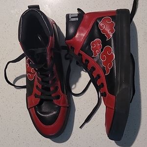 Naruto Itachi lace up high tops